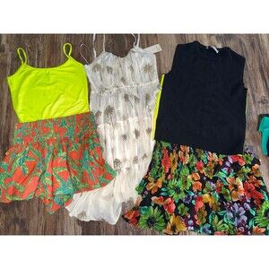 Milly + Lovers & Friends Designer Lot | Tropical Resort Summer Bundle Sz S